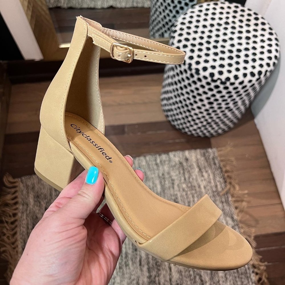 City Classified Strappy Heel